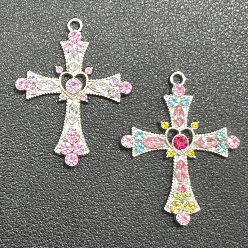 Wholesale Y2K Gothic Cross Necklace Zinc Alloy Pendant Fashion Jewelry for Women
