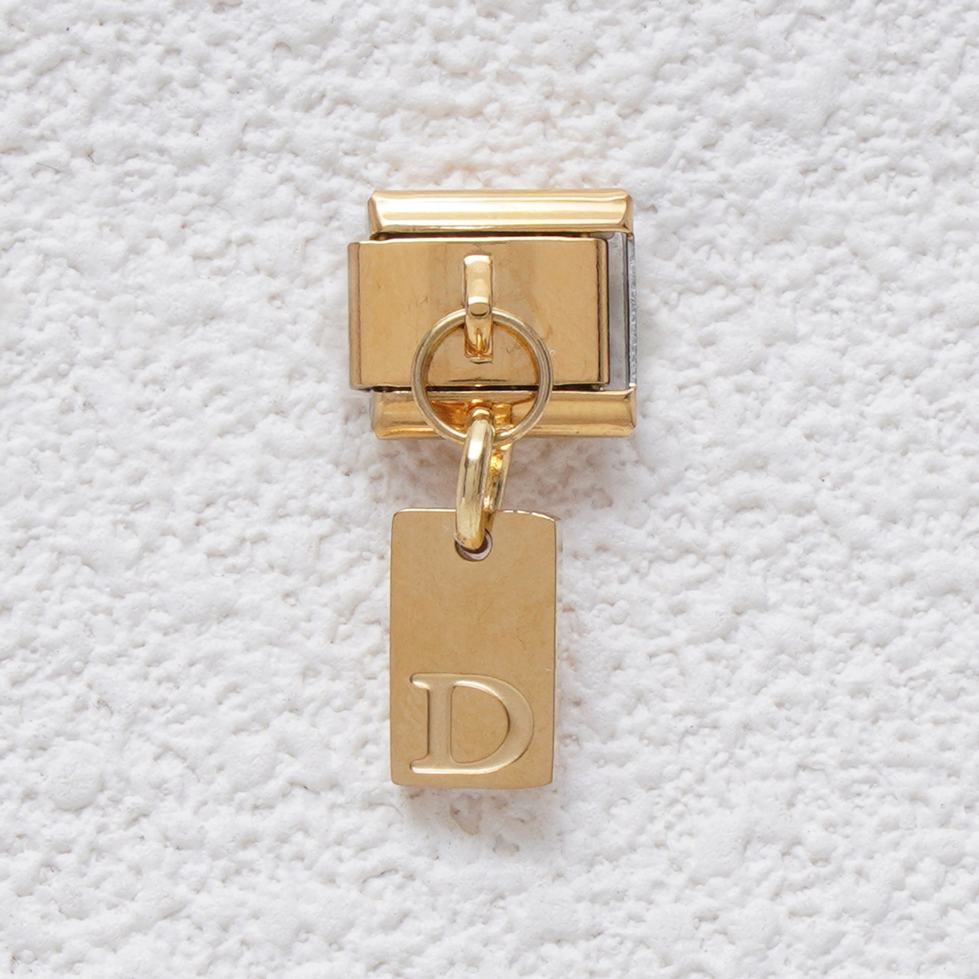 Wholesale 5pcs Italian Charm Bracelet 9mm DIY Splicing Letter Series Stainless Steel Composable Bracelet