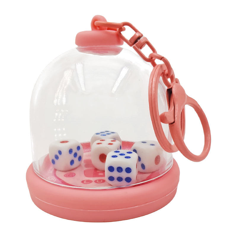 Wholesale Creative Dice Pendant Good Luck Keychains Cute Keychain ACC-KC-HangLi006