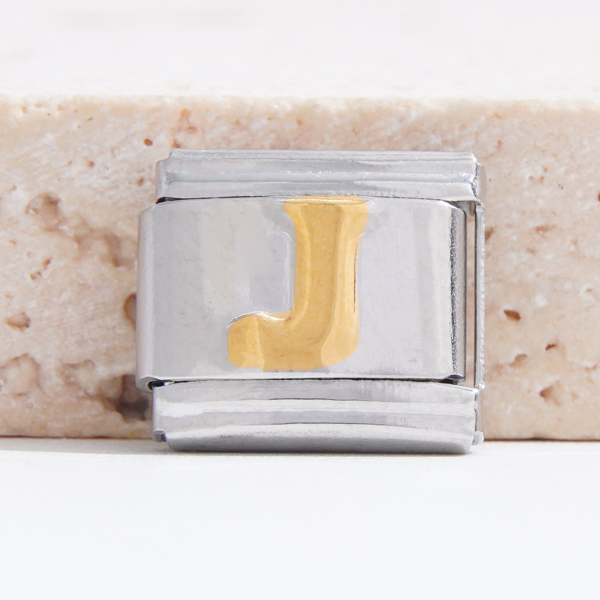 Wholesale Italian Charm Bracelet 9mm DIY Splicing English Alphabet Series Stainless Steel Composable Bracelet