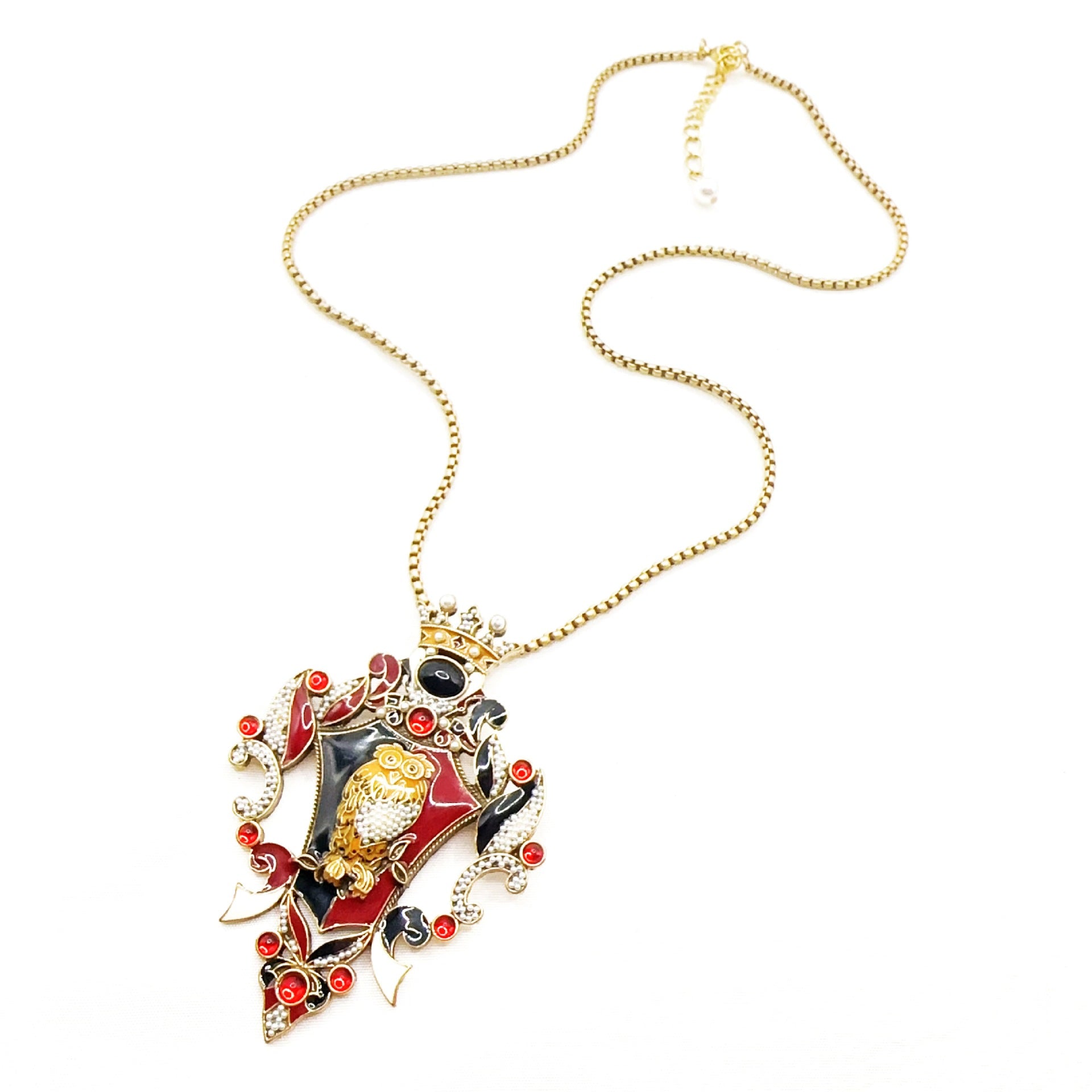 Wholesale Vintage Enamel Glaze Retro Tassel Necklace