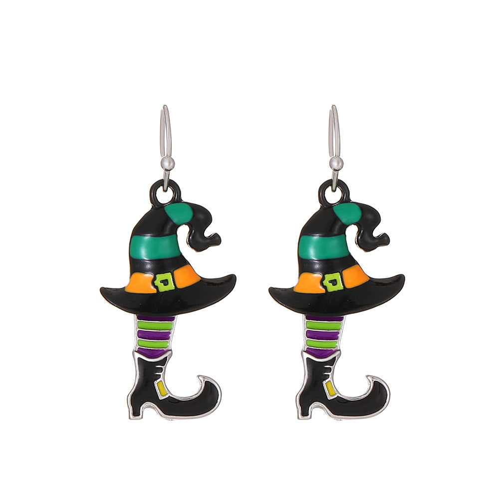 Wholesale  Pumpkin Skull Earrings for Party Wear Fashion Jewelry Accessory