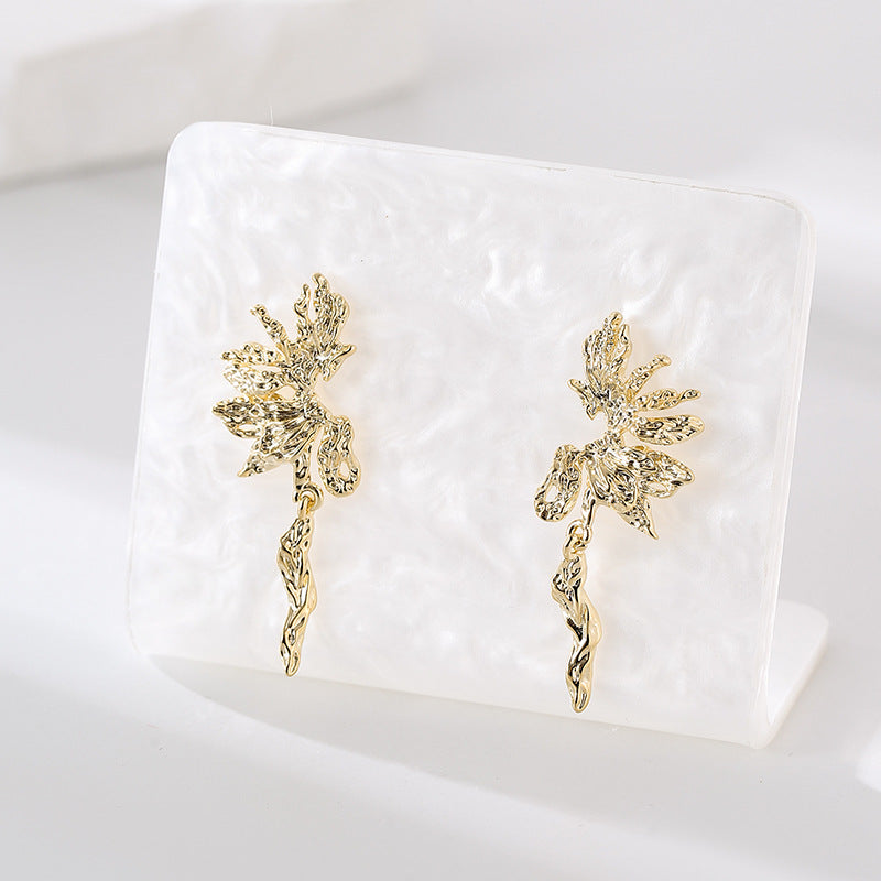 Wholesale flower earrings exaggerated earrings