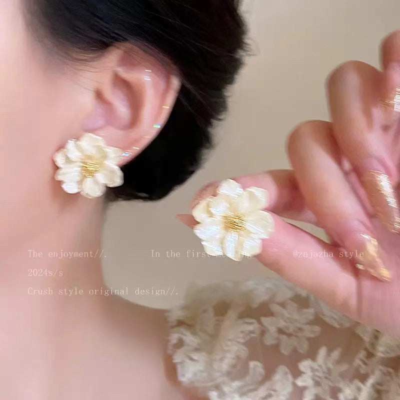 Wholesale  Retro Fairy Flower Bow Earrings
