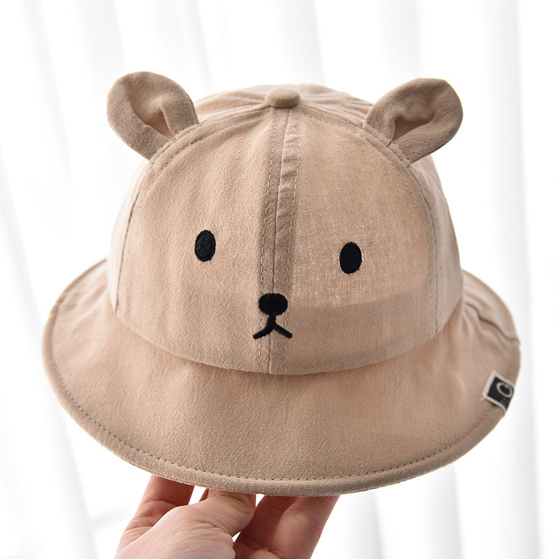 Wholesale Baby Hats Baby Bucket Hat Pure Cotton Cute Sun Basin Hat Kids Hat ACC-KH-DaQi001