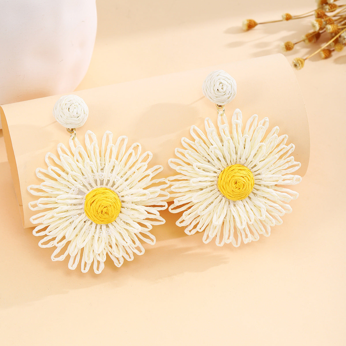 Wholesale  holiday style color flower earrings