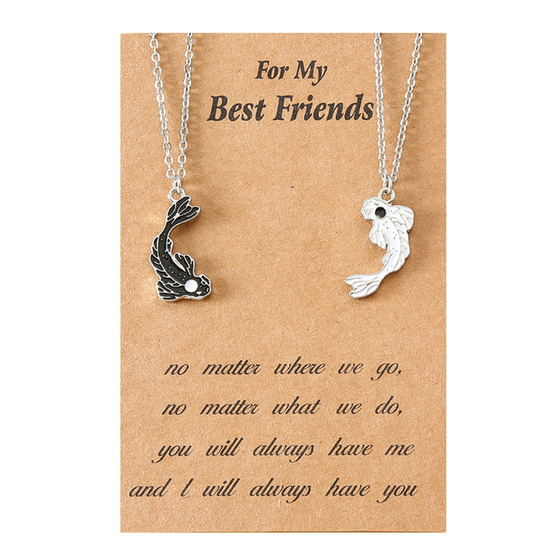 Wholesale  Metal Oil Dropping  Fish Necklace