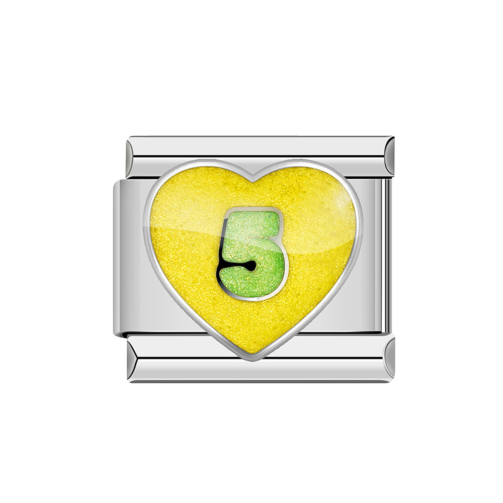 Wholesale Italian Charm Bracelet 9mm DIY Splicing Cute Creative Stainless Steel Composable Bracelet