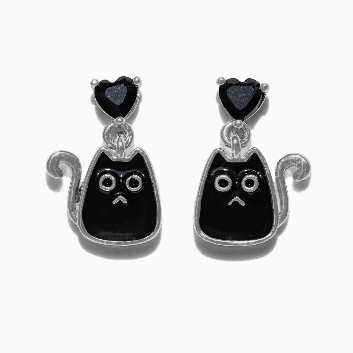 Wholesale Halloween Black Cat Pumpkin Skull Head Earrings