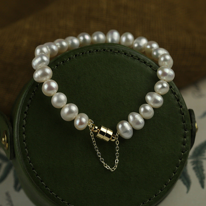Wholesale Vintage Geometric Pearl Bracelet ACC-BT-Huih001