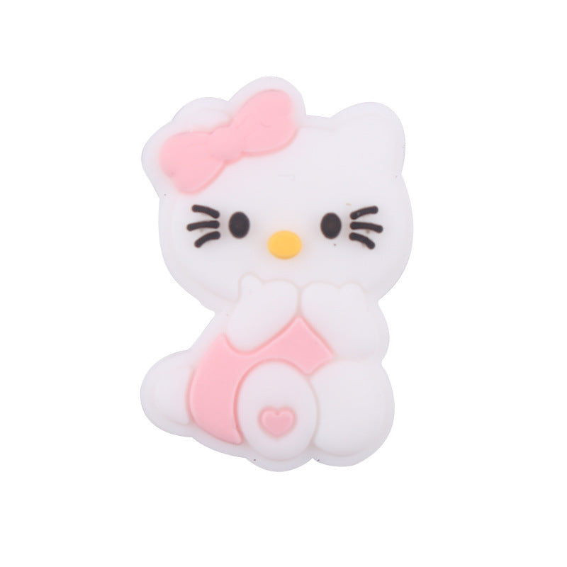 Wholesale Cartoon Cute Cartoon Silicone Bear Series Focal Beads DIY Bead Accessories