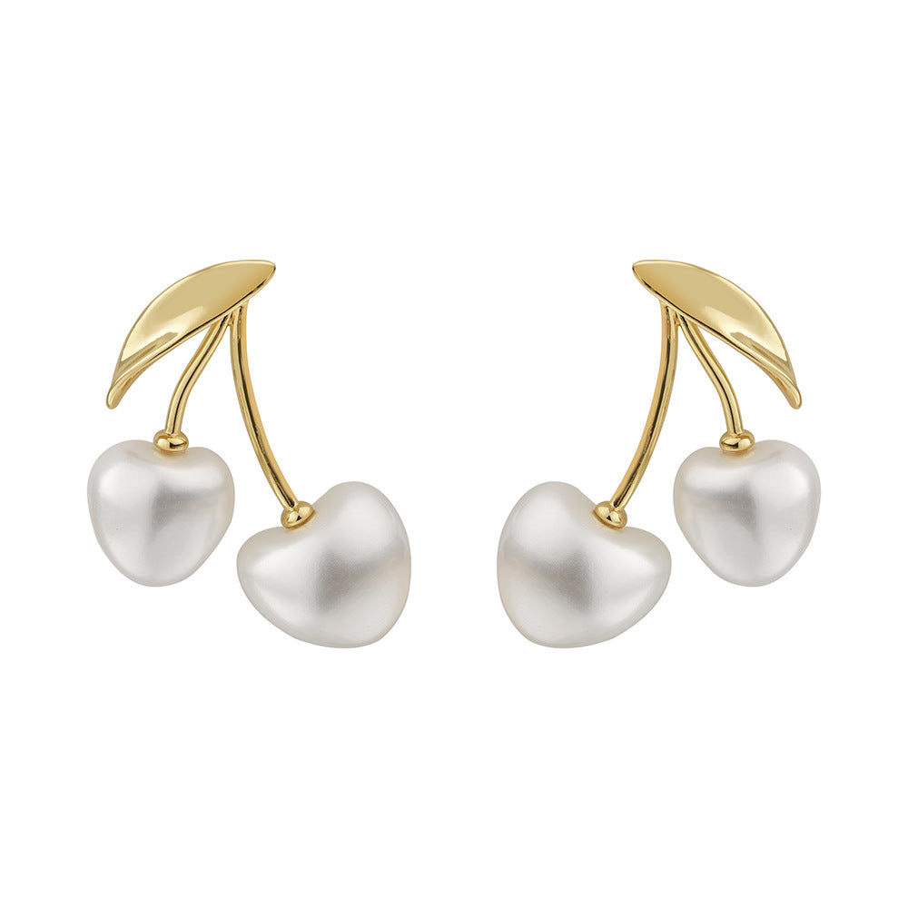 Wholesale Cherry Ball Pearl Earrings