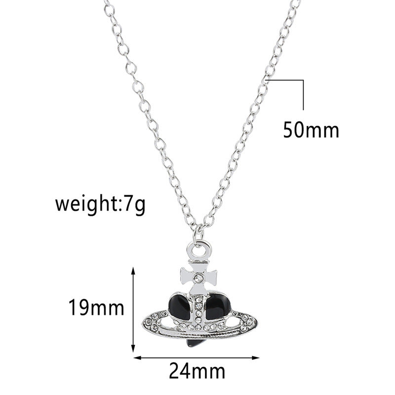 Wholesale Love Rhinestone Necklace Personalized Versatile Flash Diamond Necklace