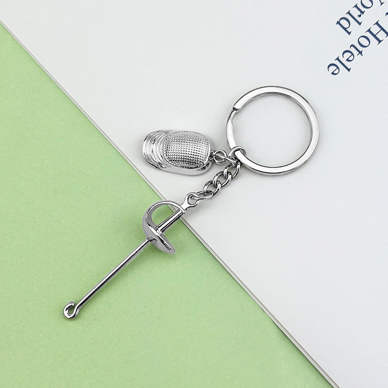 Wholesale Fencing Sports Keychain Pendant Club Gift ACC-KC-XunXin004