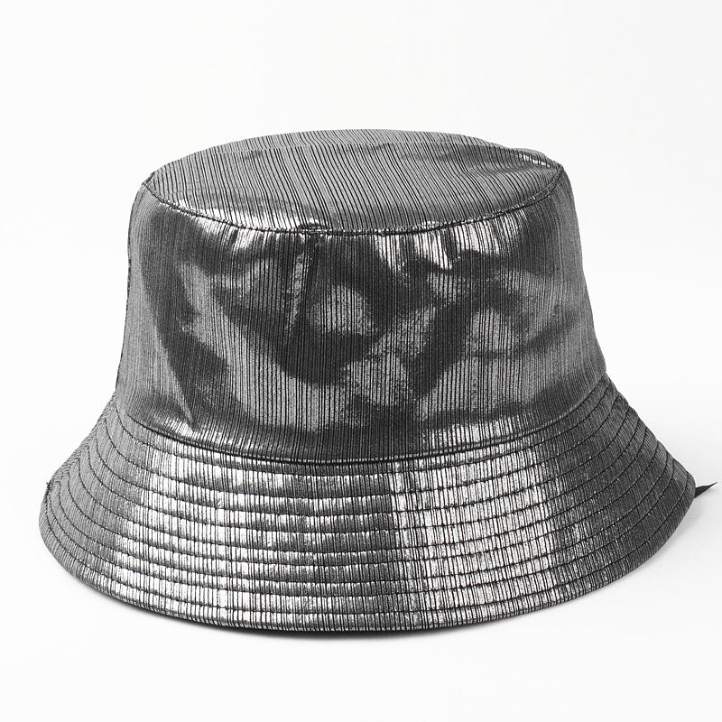Wholesale  PU Leather Color Fisherman Hat Bucket Hat