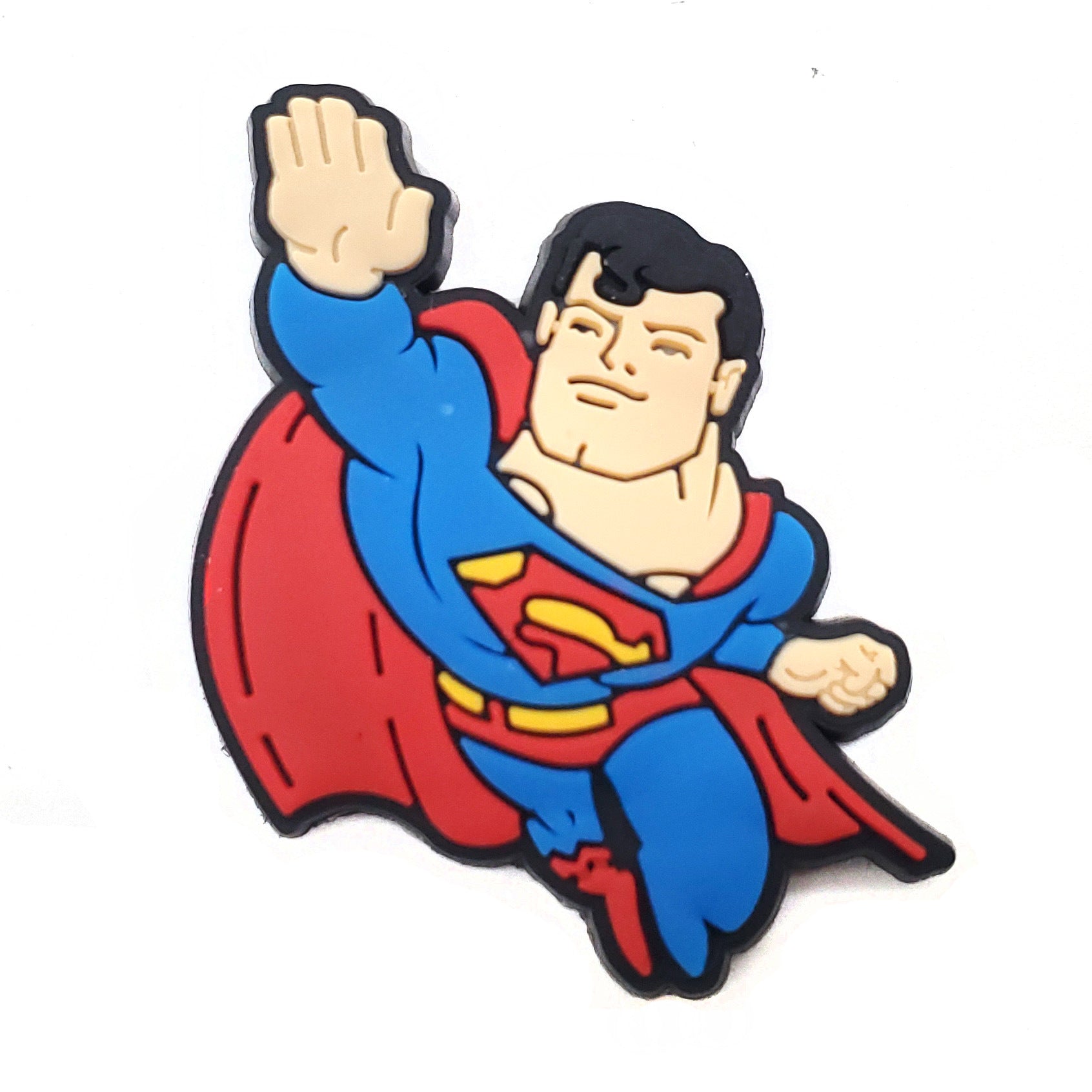 Wholesale 10pcs Soft rubber superhero cartoon Charms