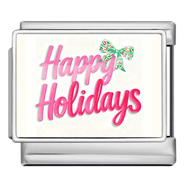 Wholesale  Italian Charm Bracelet 9mm DIY Christmas Series Picture Creative Stainless Steel Composable Bracelet