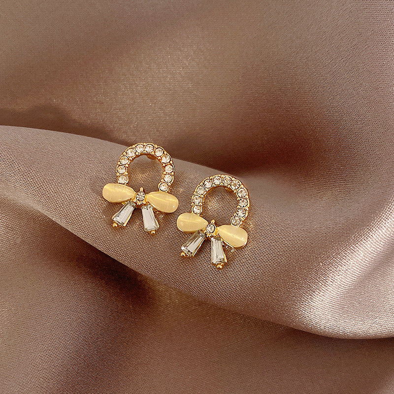 Wholesale Retro Metal Earrings Geometric Versatile Earrings ACC-ES-Mengf003