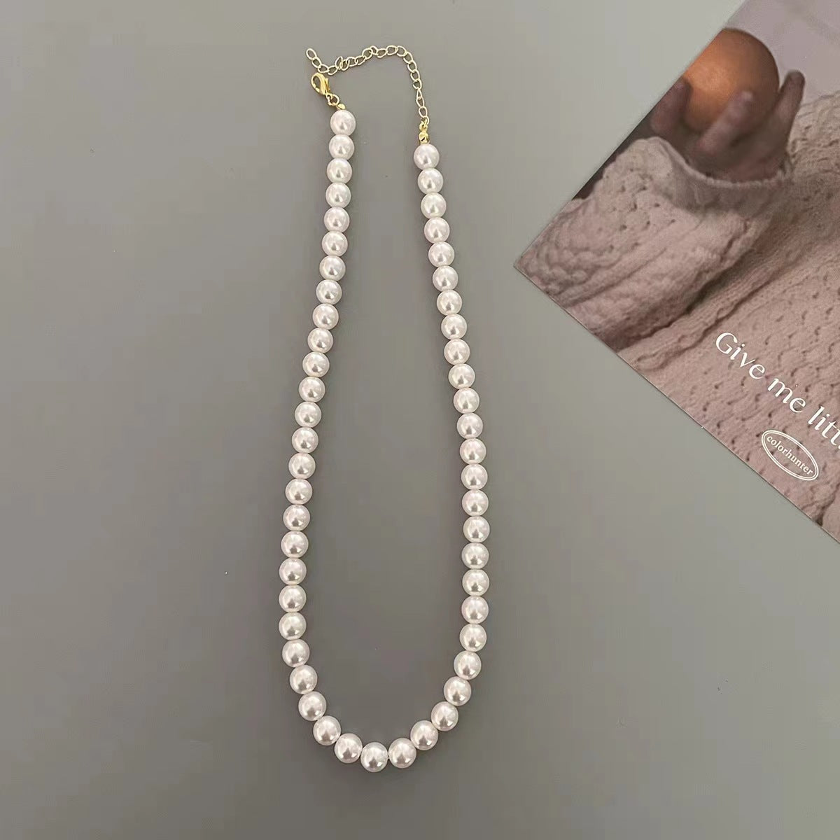 Wholesale Pearl Necklace Clavicle Chain Choker Necklace ACC-NE-Tongs009