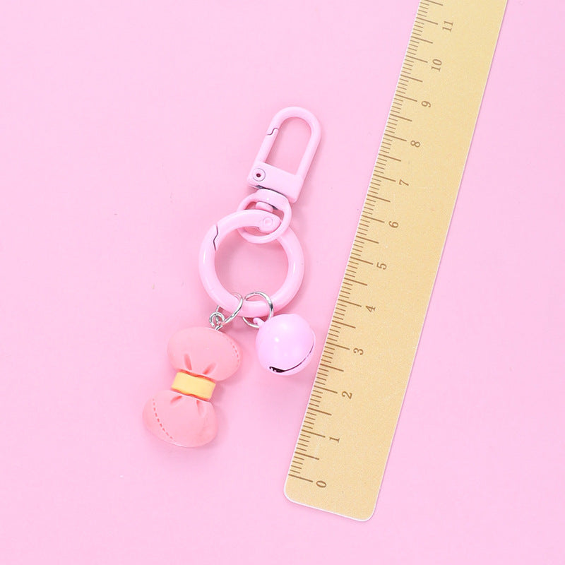 Wholesale Resin Candy Colored Bow Keychain ACC-KC-HuiMei005