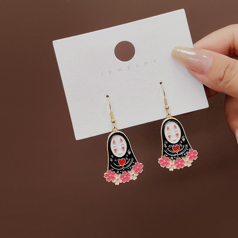 Wholesale Cartoon Cute Oil Drop Alloy Halloween Earrings ACC-ES-MDD039