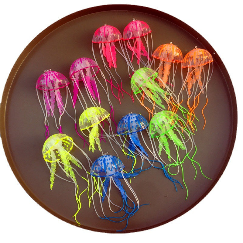 Wholesale  fluorescent jellyfish earrings