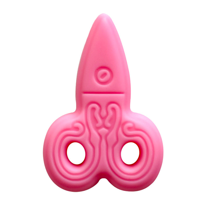 Wholesale of 10PCS Creative Scissors Food Grade Silicone Beads ACC-BDS-WDX038