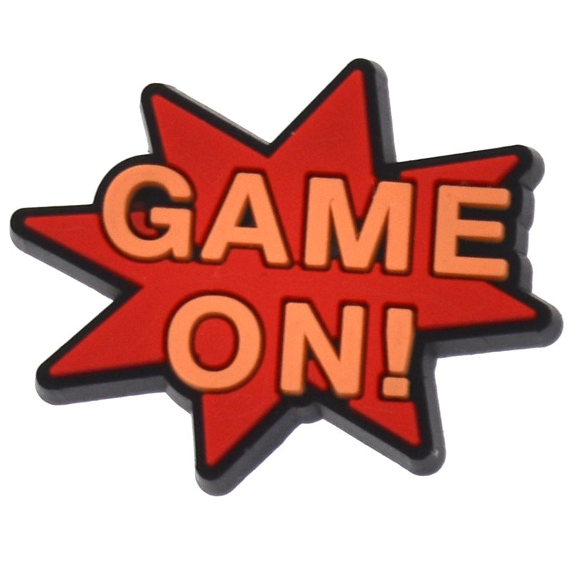 Wholesale Random 100pcs Game Controller Hole Shoes Shoe Charms ACC-SC-RYY045