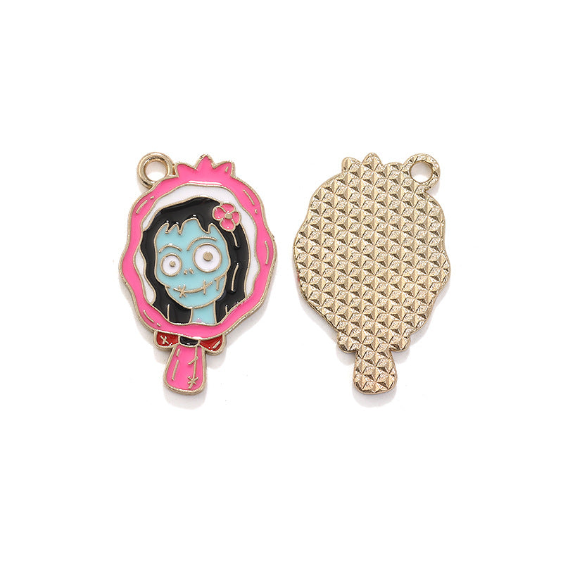 Wholesale  Pink Series Zinc Alloy Pendant DIY Phone Chain Jewelry Accessory for Party