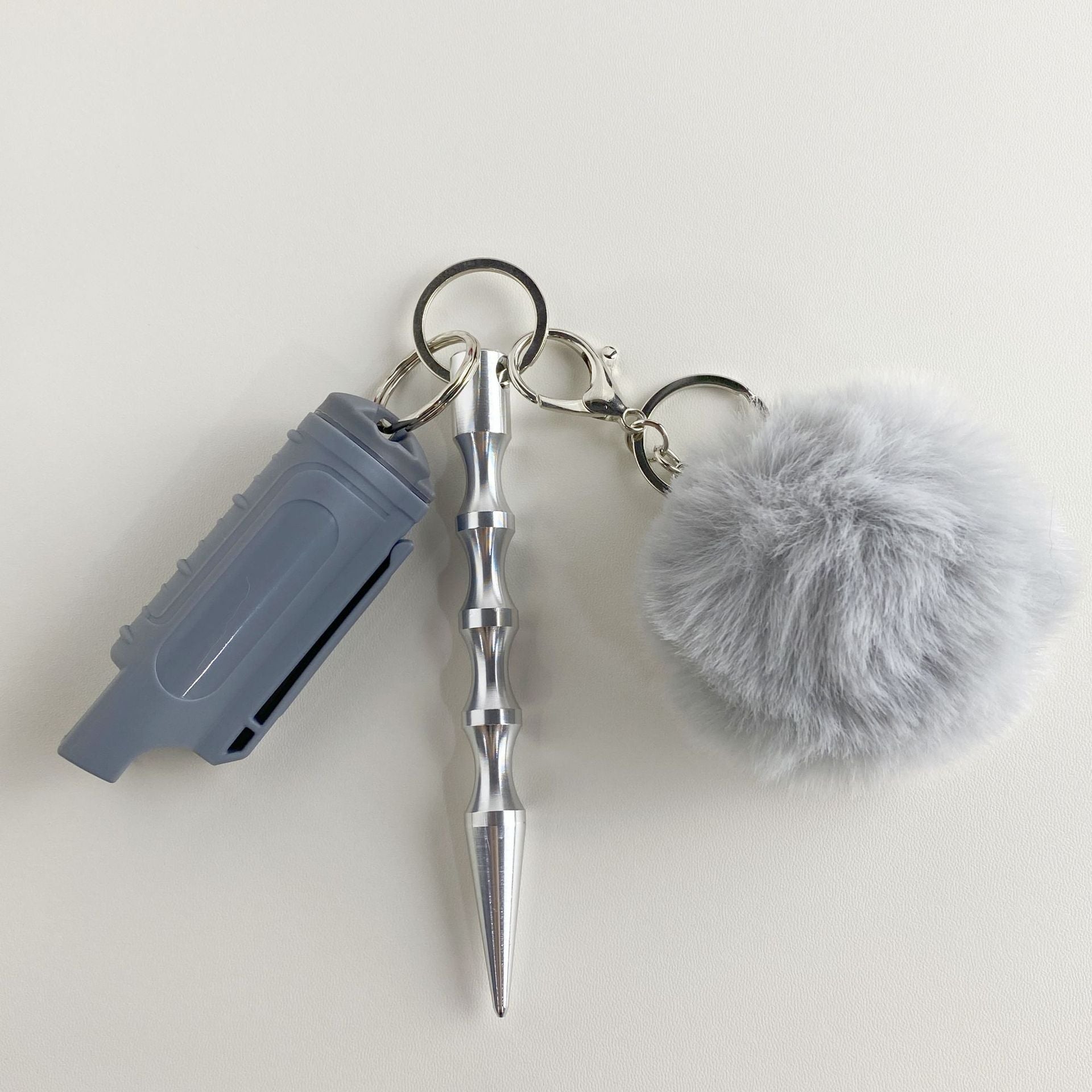 Wholesale Hair Ball Bottle Metal Keychains Set ACC-KC-ZhiYa040