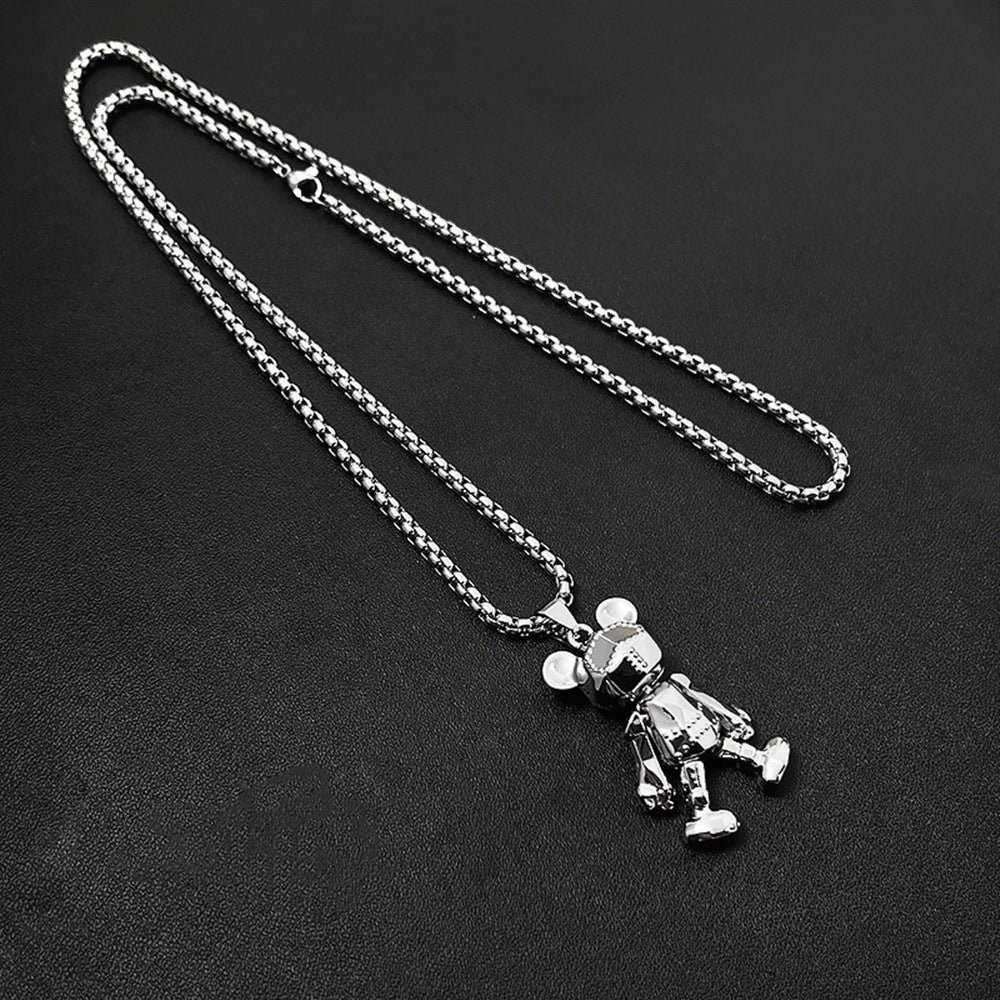 Wholesale Bear Necklace Long Necklaces with Movable Limbs ACC-NE-Hanyu003