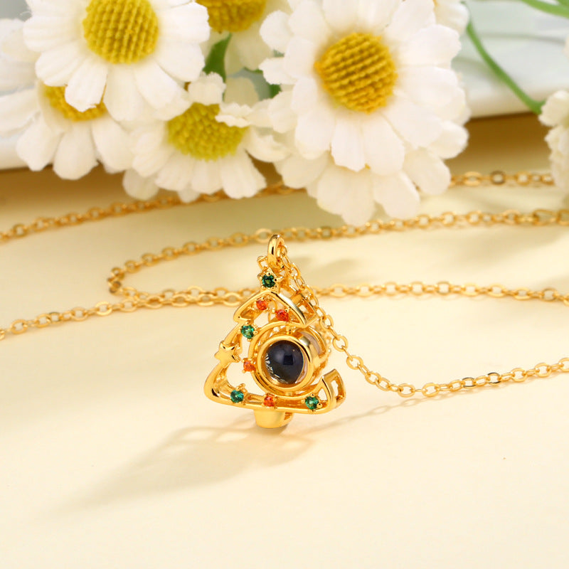 Wholesale 2pcs Christmas Tree Necklaces Pendant ACC-NE-ZhenXin001