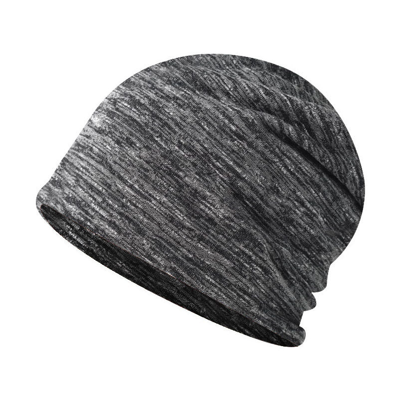 Wholesale Stylish Cotton Slouchy Beanie Hat For Women Men Outdoor Breathable Four Season Sunshade Cap Navy Blue