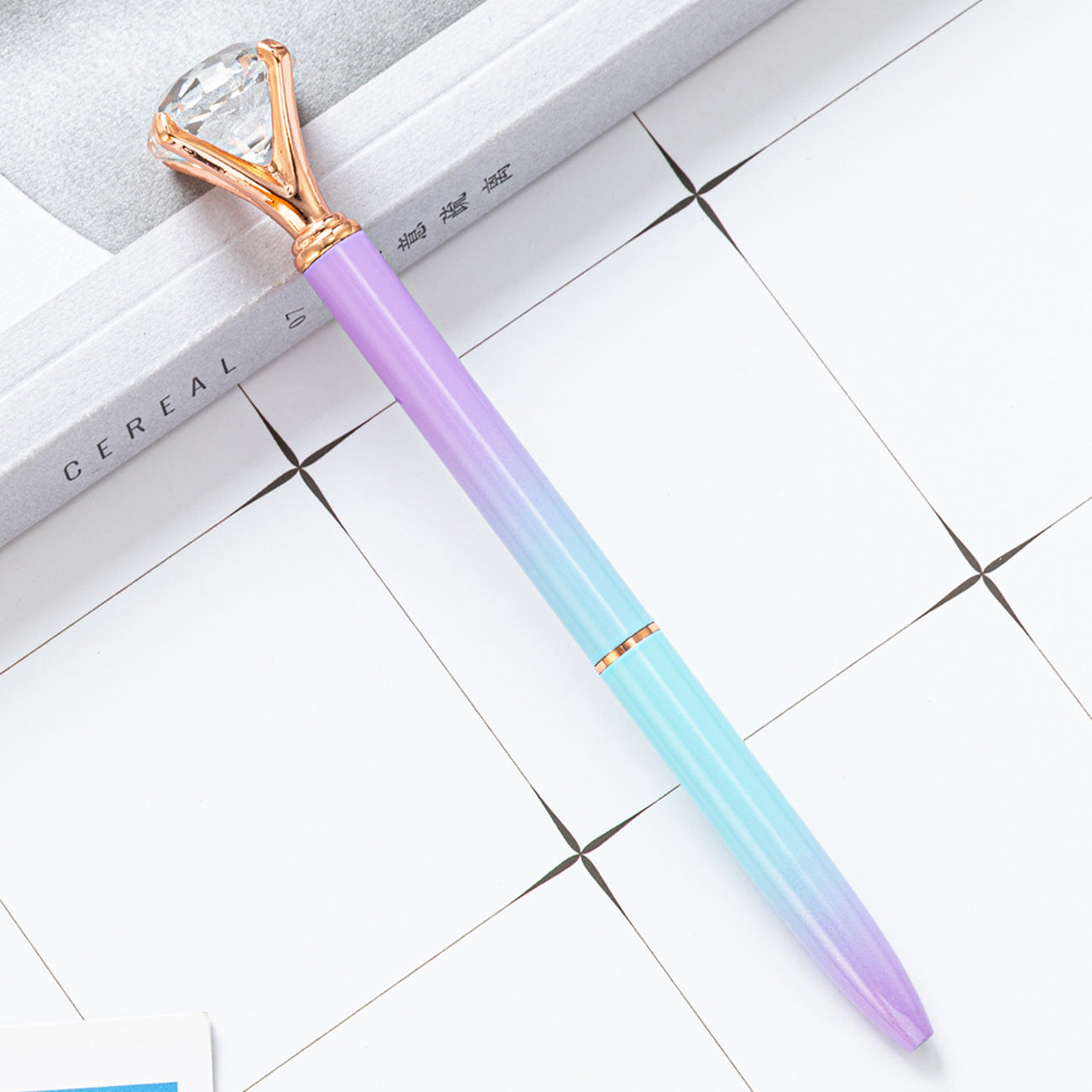 Wholesale Large Diamond Ballpoint Pen  Creative Gradient Large Diamond Pen