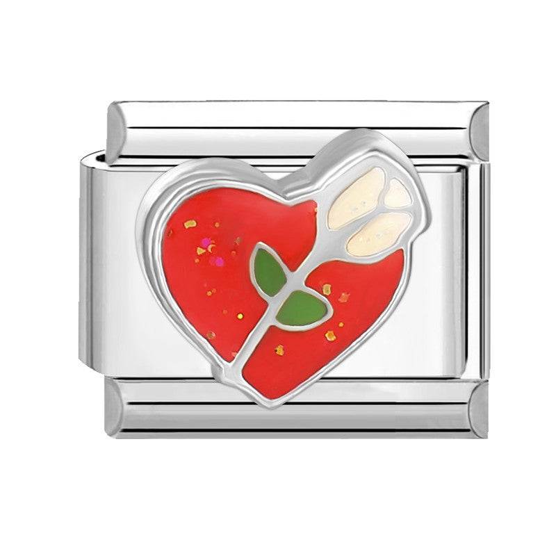 Wholesale Italian Charm Bracelet 9mm DIY Splicing Cute Creative Stainless Steel Composable Bracelet