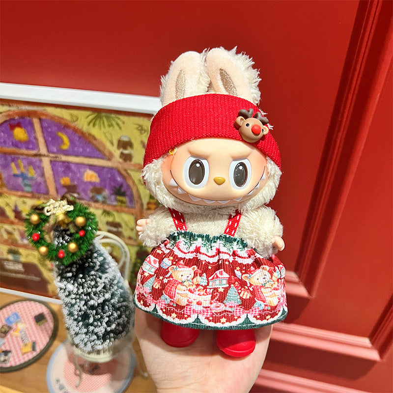 Wholesale Christmas Cute cartoon mini doll clothes