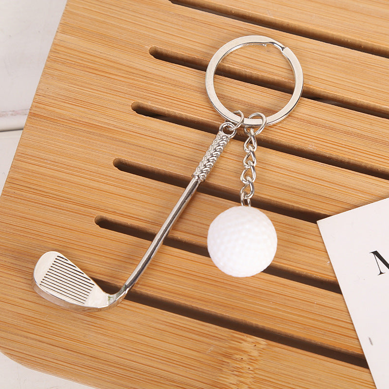 Wholesale  mini sports golf keychain