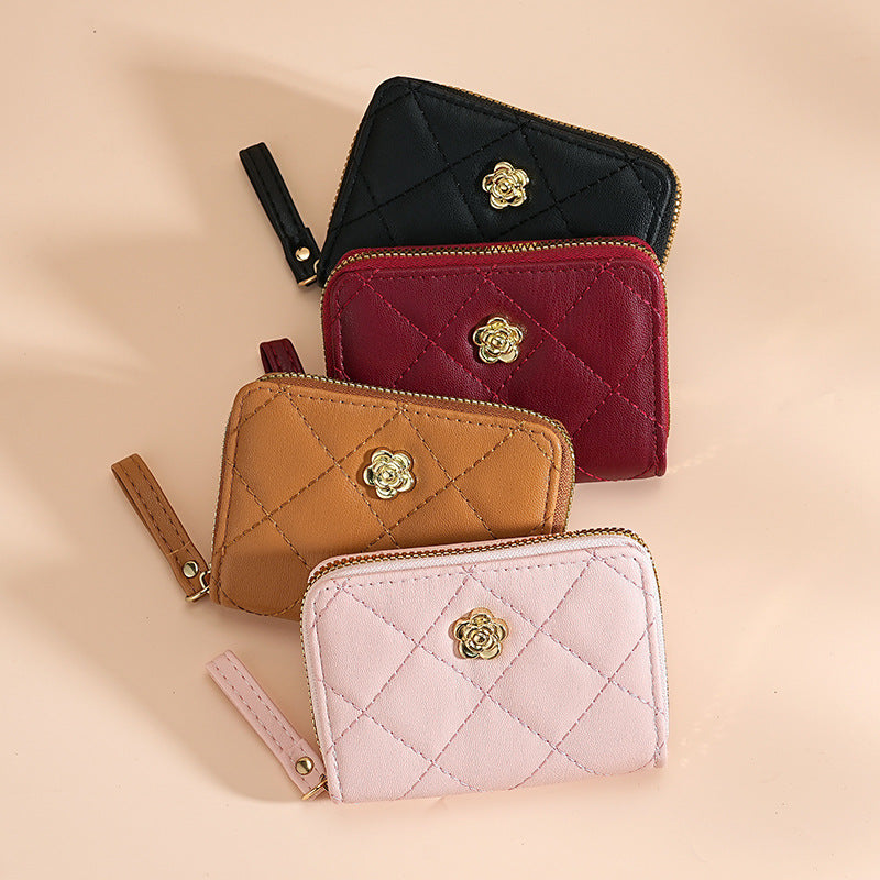 Wholesale Retro Plaid Women S Large Capacity Card Holder Wallet PU Leather 11 Slots Daily Casual Fashion Accessory