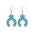 Wholesale  Turquoise Earrings Alloy Earrings Bohemian Earrings