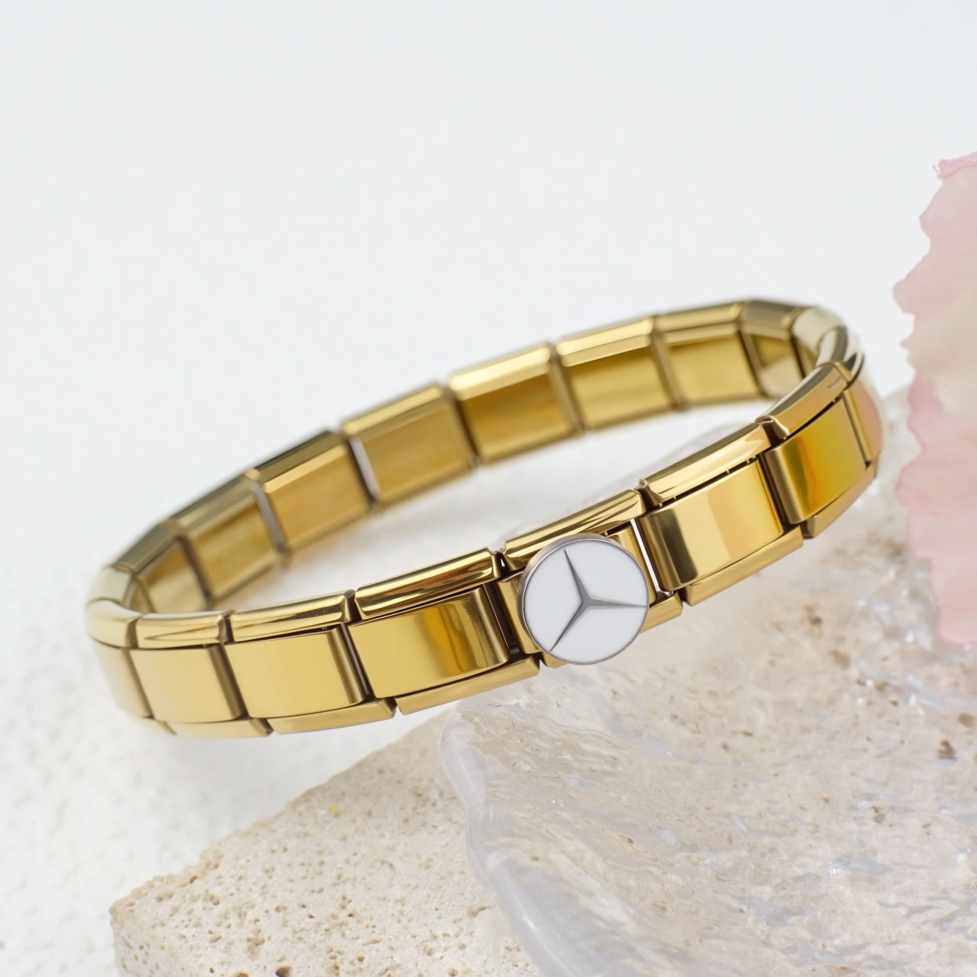 Wholesale 5pcs/pack Transportation Italian Charms Single Section Creative Stainless Steel Composable Bracelet