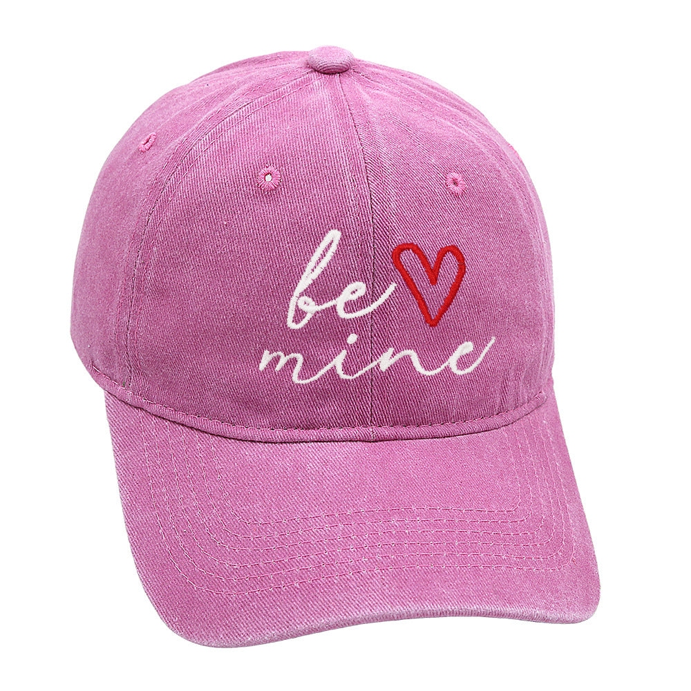 Wholesale Valentine's Day Embroidered Couple Baseball Caps