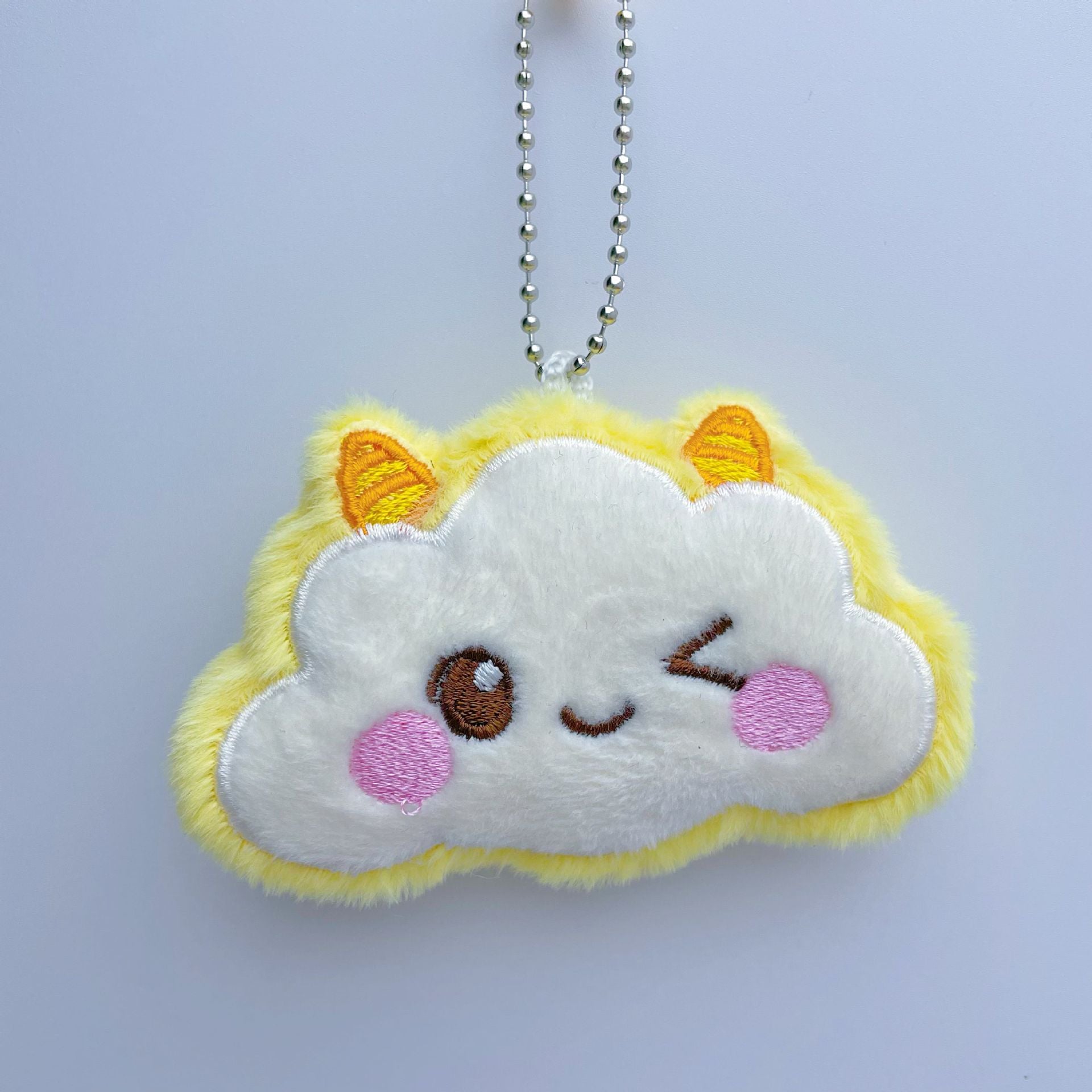 Wholesale Plush Cloud Bag Charm Keychain Fashion Accessory for Party and Everyday Use
