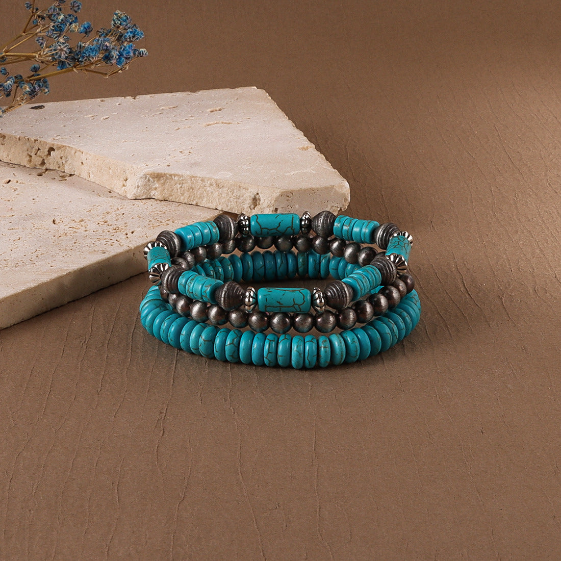 Wholesale  multi-layer turquoise bracelet