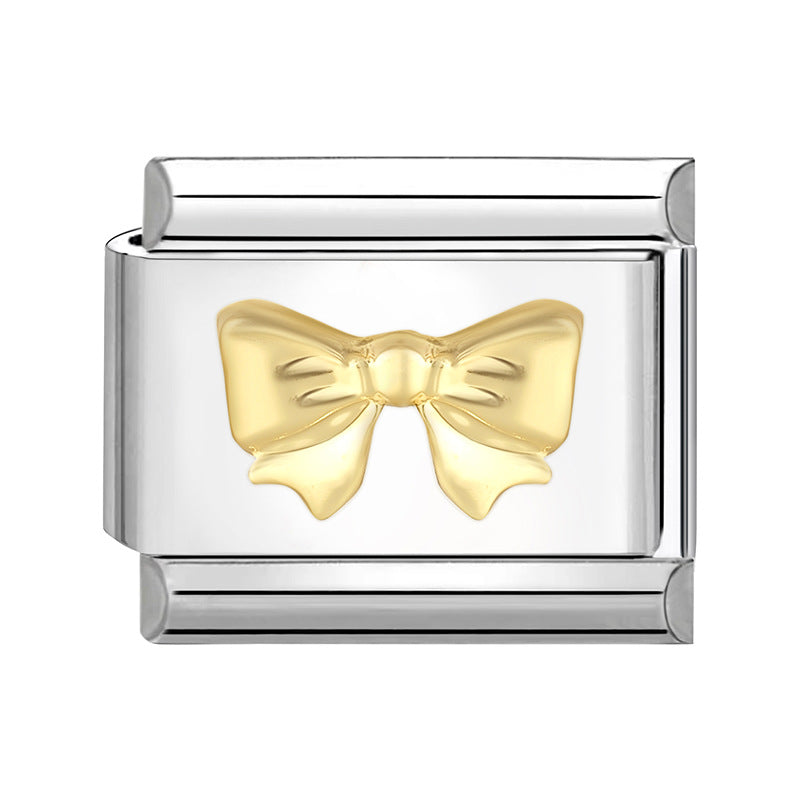 Wholesale Italian Charm Bracelet 9mm DIY Splicing Cute Creative Stainless Steel Composable Bracelet