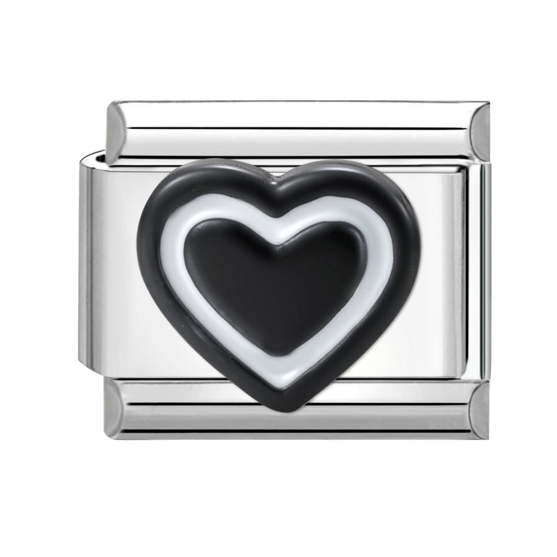 Wholesale Italian Charm Bracelet 9mm DIY Splicing Cute Creative Stainless Steel Composable Bracelet