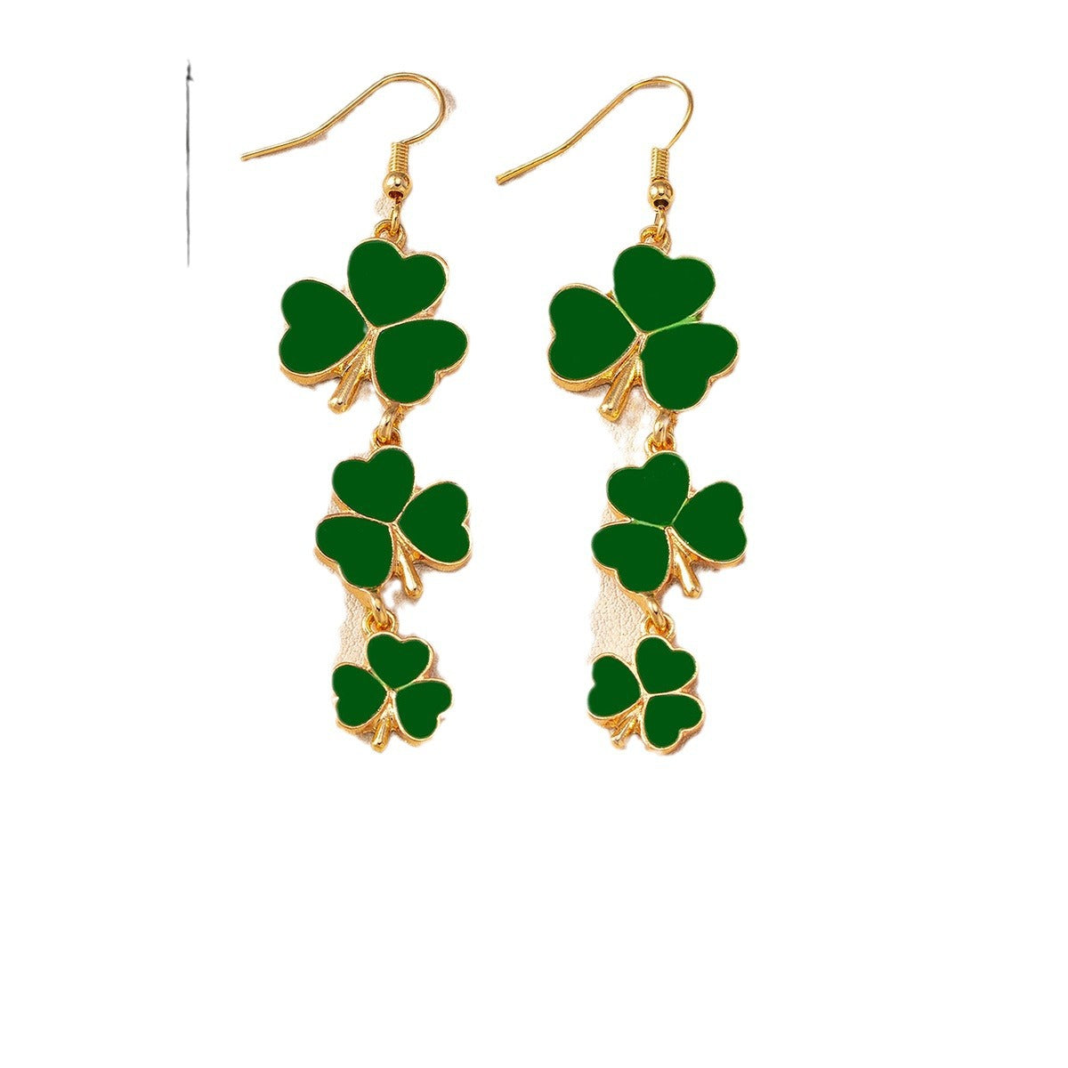 Wholesale St. Patrick's Day Shamrock Earrings