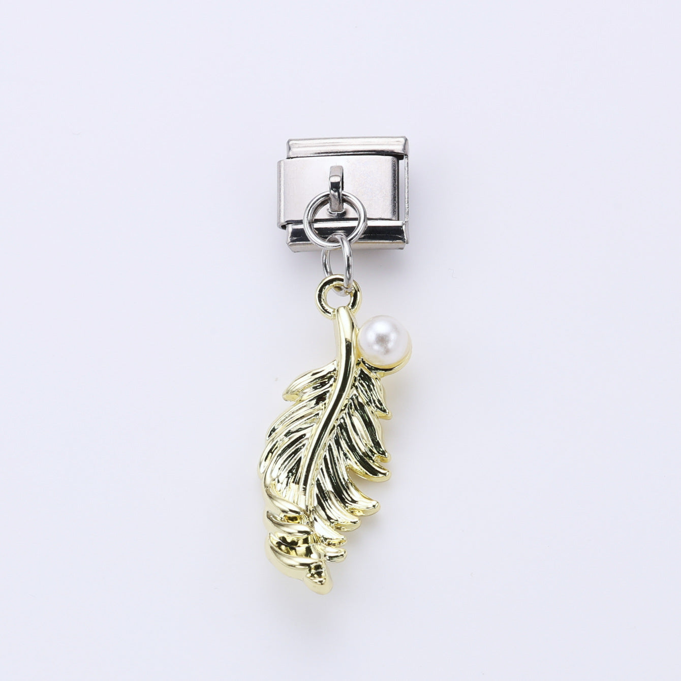 Wholesale 10pcs Italian Charm Bracelet 9mm DIY Splicing Butterfly Love Four-Leaf Clover Pendant Stainless Steel Composable Bracelet