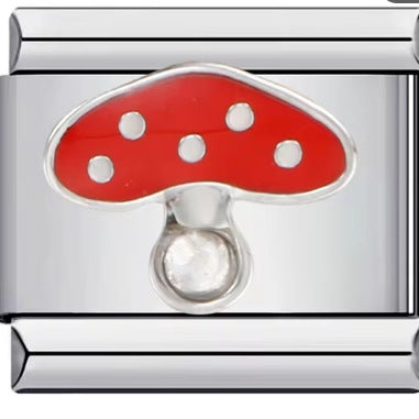 Wholesale 10pcs Italian Charm Bracelet 9mm DIY Splicing Removable Oil Drop Cartoon Stainless Steel Composable Bracelet