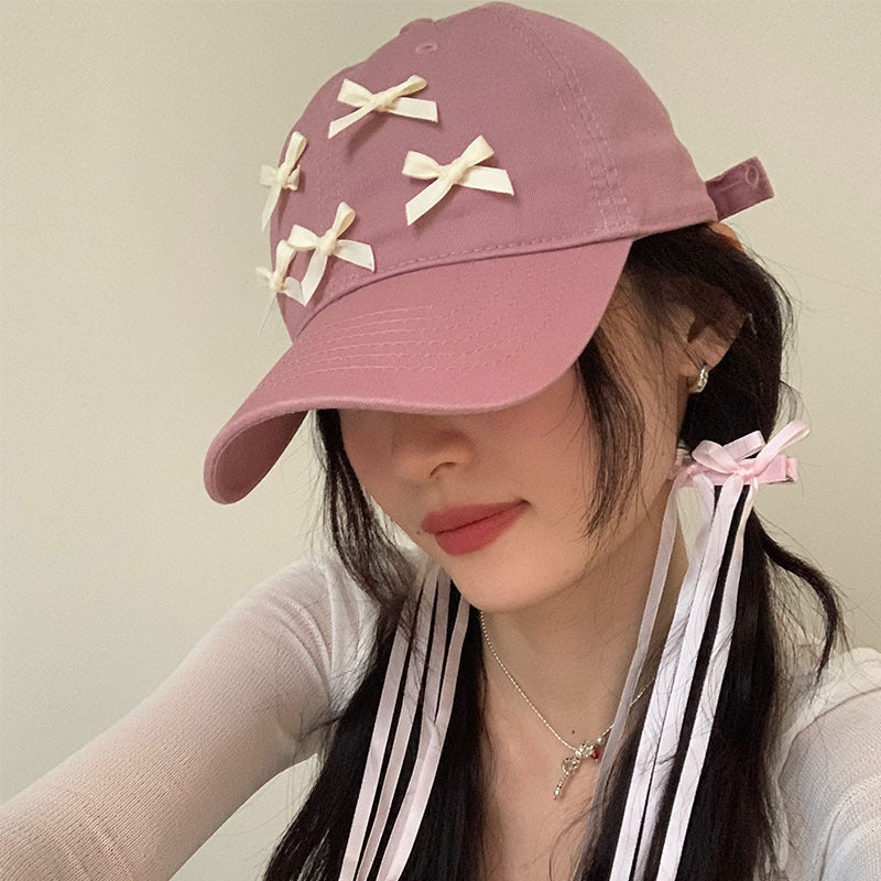 Wholesale bow soft top baseball cap ACC-HT-ZhiRou002