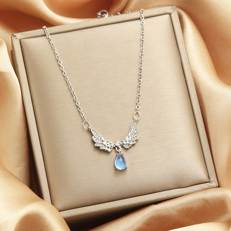 Wholesale Forest Style Titanium Steel Necklace Temperament Clavicle Chain Choker Necklace ACC-NE-Panshi004